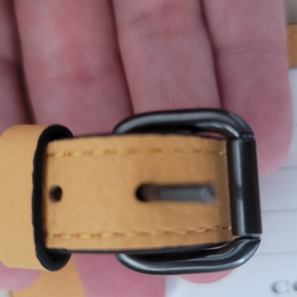 (NWOT) Coach leather luggage tag - Picture 7 of 7